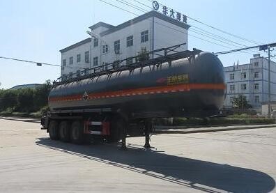 30吨盐酸槽罐车 盐酸化工液体运输车